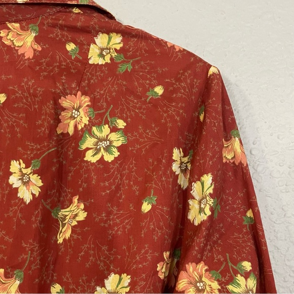 Vintage B. Altman & Co. Full button front, 100% cotton shirt dress. Women’s 16 - Picture 9 of 10